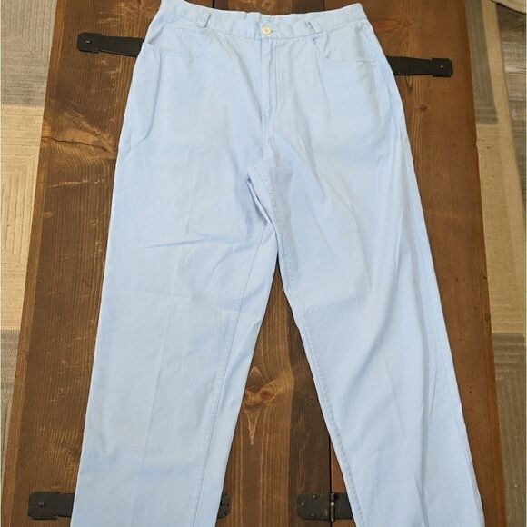 Orvis Surfwashed Twill pants light blue size 10 - Picture 1 of 5